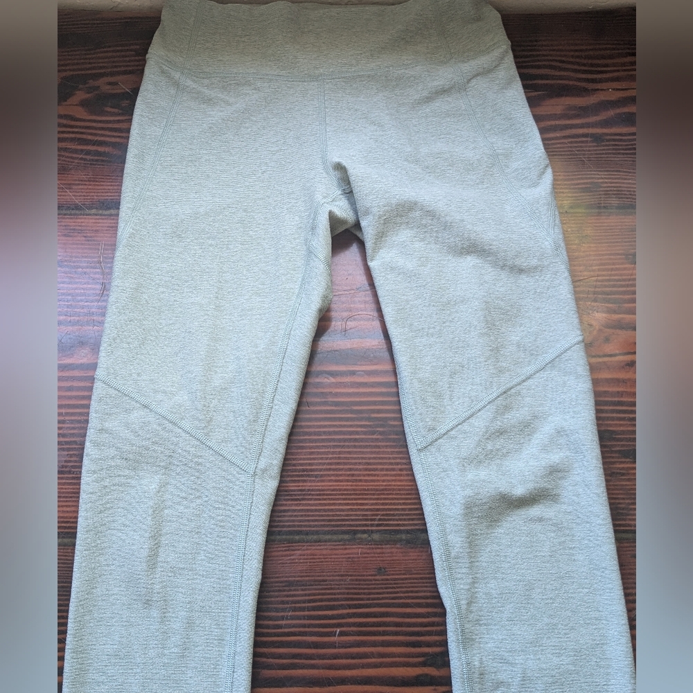 Outdoor Voices TechSweat Leggings – Size Small Blue Heather